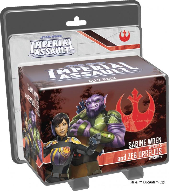 Star Wars Imperial Assault - Sabine Wren & Zeb Orrelios Ally Pack | Empire Gaming NC