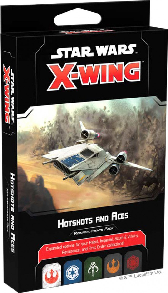 Star Wars X-Wing 2nd Edition Hotshots and Aces Reinforcements Pack | Empire Gaming NC