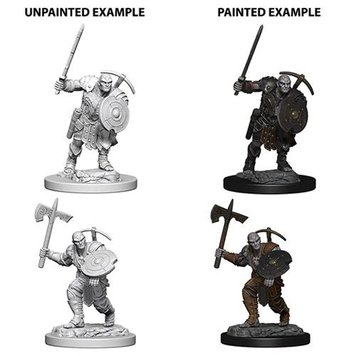 Dungeons & Dragons Nolzur’s Marvelous Miniatures: Earth Genasi Fighter (Male) | Empire Gaming NC